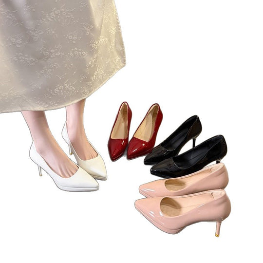 Damen elegante spitze Pumps EB