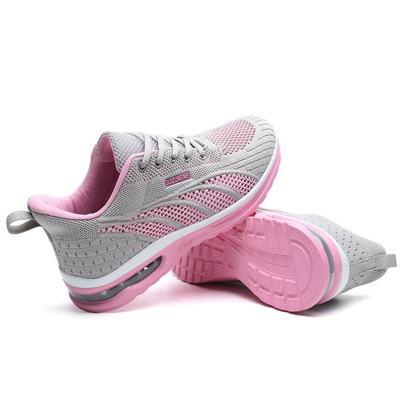 Damen Sportliche Lauf-Sneaker mit atmungsaktivem Mesh-Obermaterial EB
