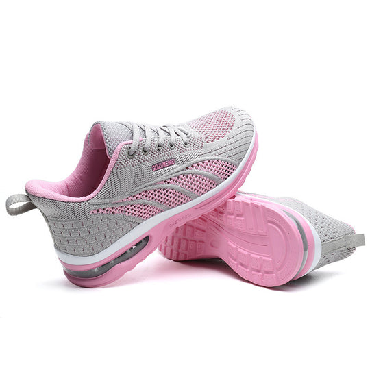 Damen Sportliche Lauf-Sneaker mit atmungsaktivem Mesh-Obermaterial EB