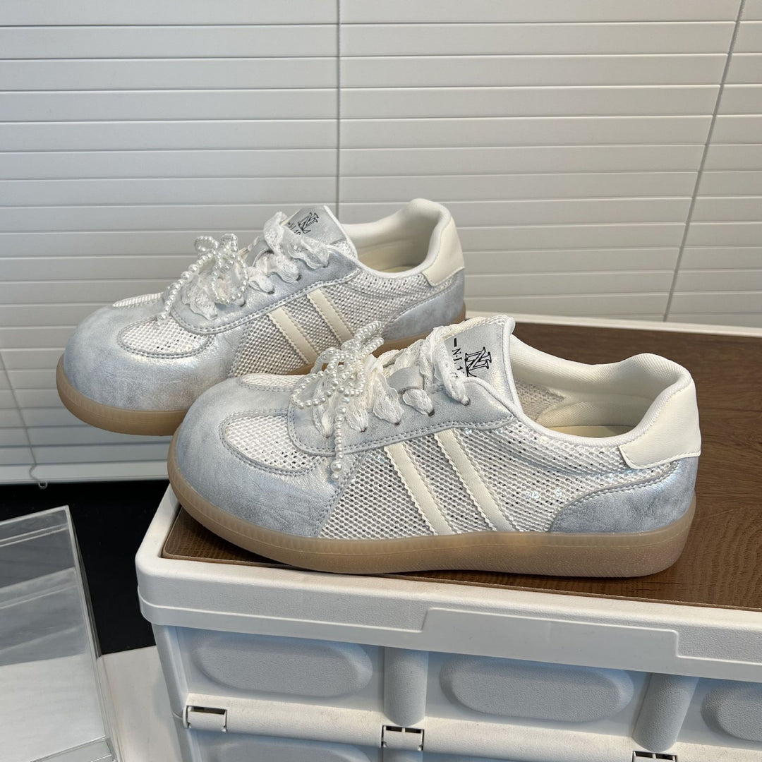 Damen Atmungsaktive Sneakers mit eleganten Details EB
