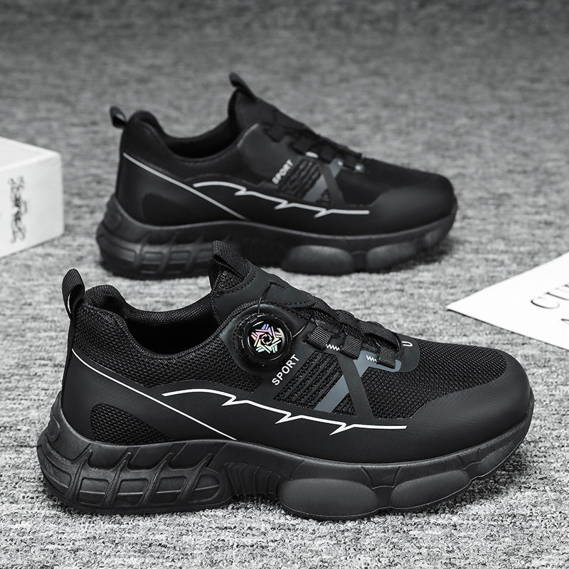 Herren Sportliche Laufschuhe mit innovativem Schnellschnürsystem und stoßdämpfender Sohle EB