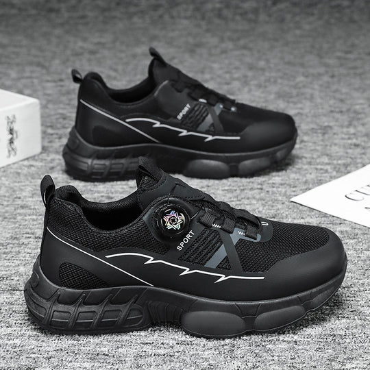 Herren Sportliche Laufschuhe mit innovativem Schnellschnürsystem und stoßdämpfender Sohle EB