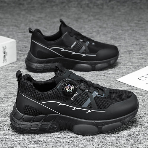 Herren Sportliche Laufschuhe mit innovativem Schnellschnürsystem und stoßdämpfender Sohle EB