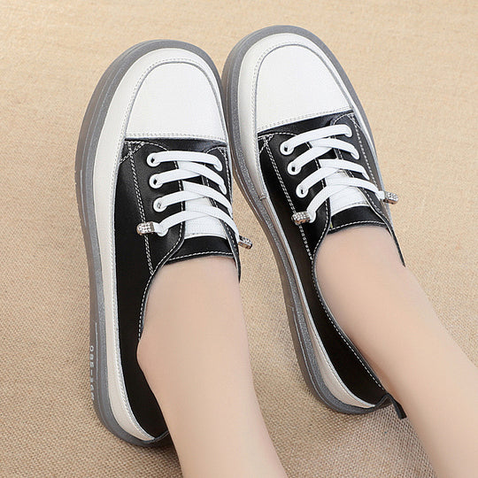 Damen Sportliche Sneaker mit modischem Kontrastdesign und bequemem Fußbett EB