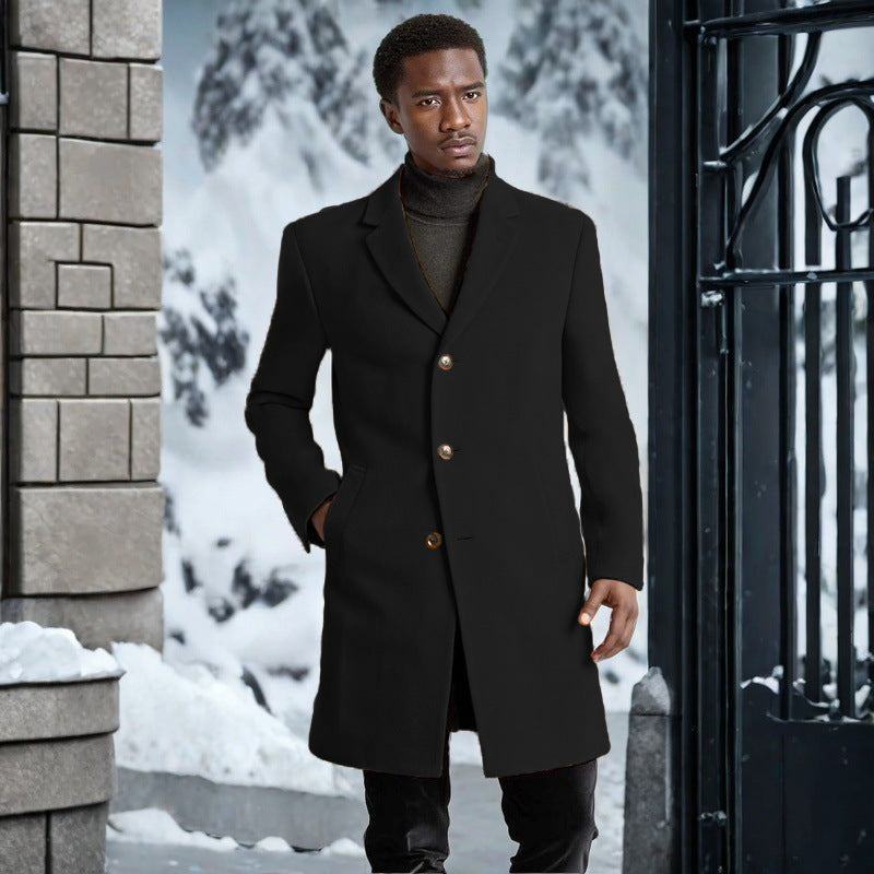 Herren eleganter Langmantel EB