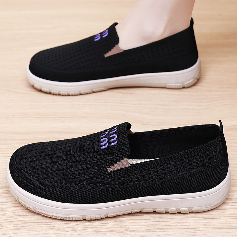 Damen Freizeit Slip-On Schuhe mit atmungsaktivem Obermaterial EB