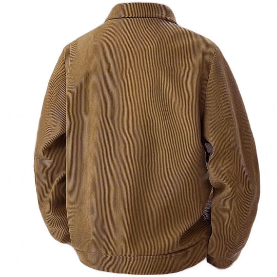 Herren nan Cordjacke im klassischen Arbeiterjacken-Schnitt mit Druckknöpfen und Brusttaschen EB