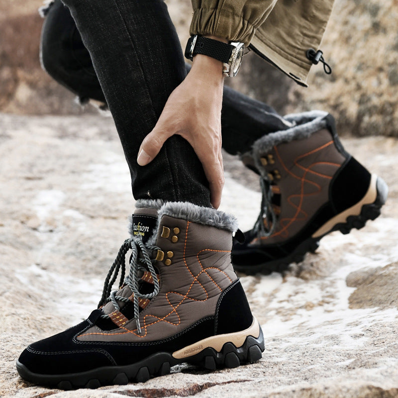 Damen robuste Wanderstiefel mit isolierender Innenfutter EB