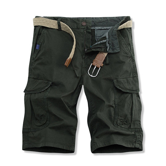 Herren vielseitige Cargo-Shorts mit verstellbarem Gürtel EB