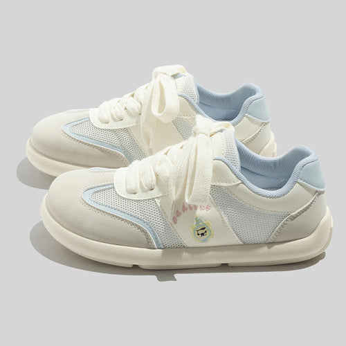 Damen Sneakers mit verspieltem Bärenmotiv und atmungsaktivem Obermaterial EB