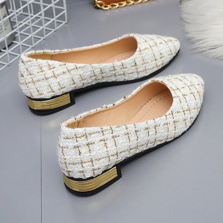Damen elegante Ballerinas mit modischem Flachabsatz und farbenfrohem Obermaterial EB