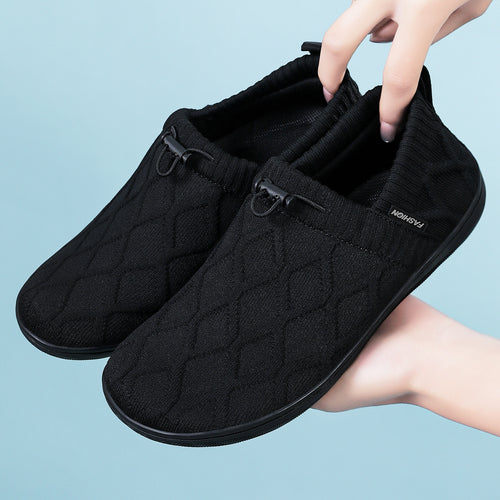 Damen Bequeme Slip-On Freizeit-Schuhe mit elastischem Einstieg und atmungsaktiver Struktur EB