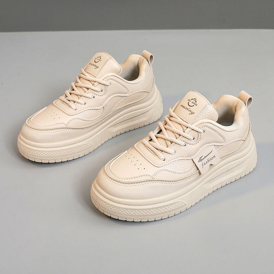 Damen modische chunky Sneakers mit atmungsaktivem Obermaterial und bequemer Dämpfung EB