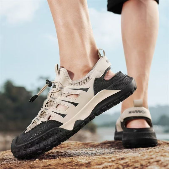 Damen Sportliche Outdoor-Sandalen mit atembraumsaktivem Obermaterial und rutschfester Sohle EB