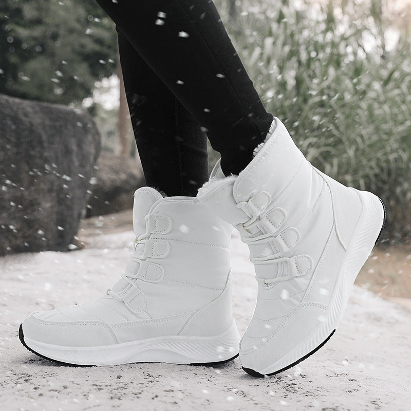 Damen Gefütterte Winterboots mit rutschfester Sohle und schnelltrocknender Oberflächenbeschichtung EB