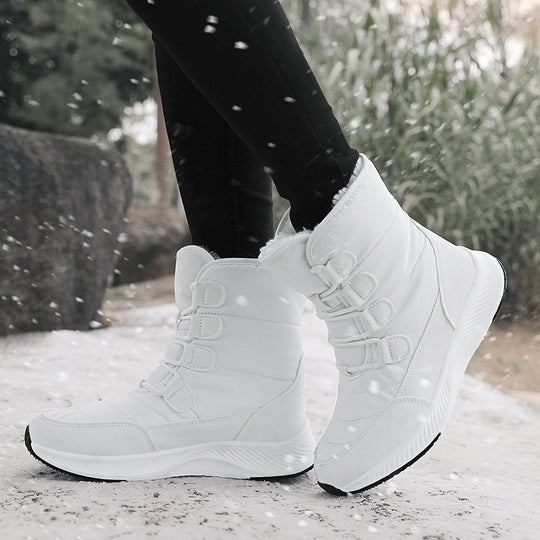 Damen Gefütterte Winterboots mit rutschfester Sohle und schnelltrocknender Oberflächenbeschichtung EB