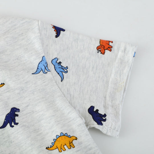 Kinder T-Shirt mit buntem Dinosauriermotiv EB