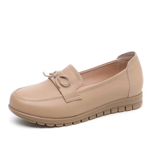 Damen Ballerinas mit eleganten Schleifenakzenten und rutschfester Sohle EB