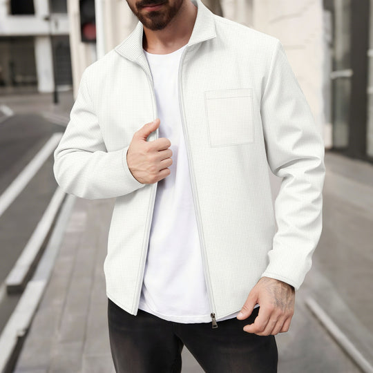 Herren modische Jacke mit strukturiertem Design EB