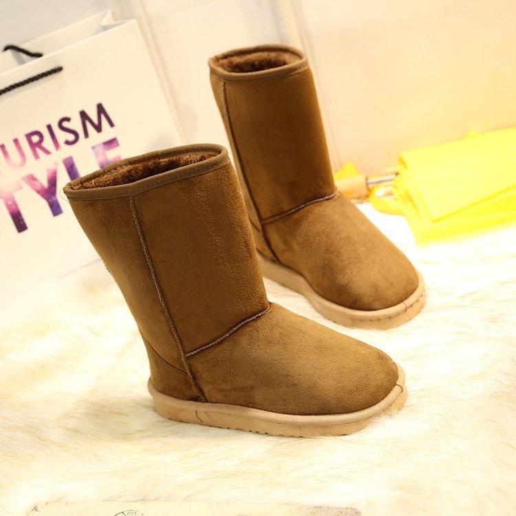 Damen Kuschelstiefel mit warmem Innenfutter und rutschfester Sohle EB