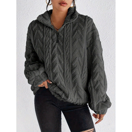 Damen Kuscheliger Kapuzenpullover EB