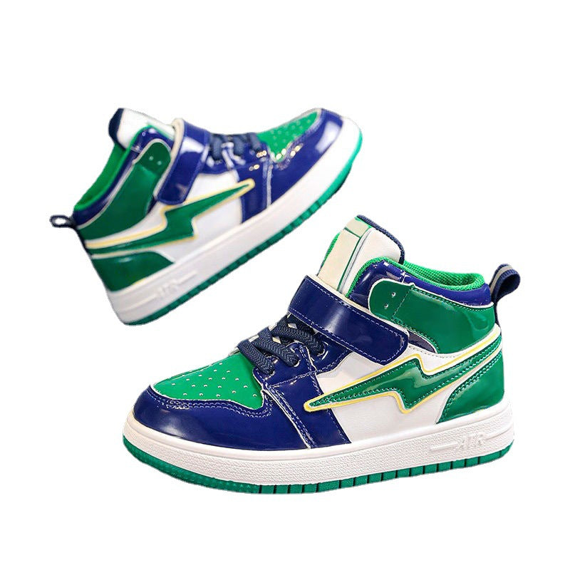 Damen Hohe Sneakers mit verstellbarem Klettverschluss und sportlichem Design EB