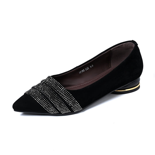 Damen Ballerinas mit funkelnden Applikationen von EB