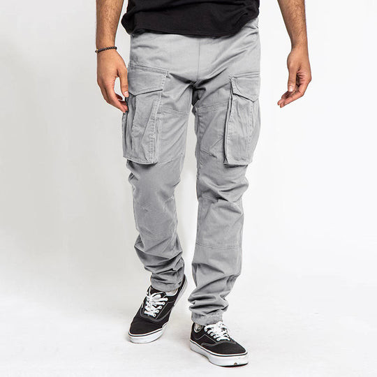 Herren Cargo-Hose mit Mehrfach-Taschen, tapered Passform & Kordelabschluss EB