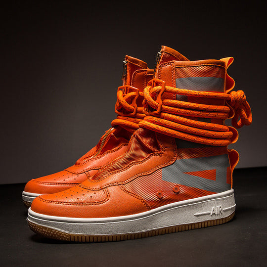 Damen High-Top Sneakers mit innovativem Schnürsystem und atmungsaktiver Netzstruktur EB