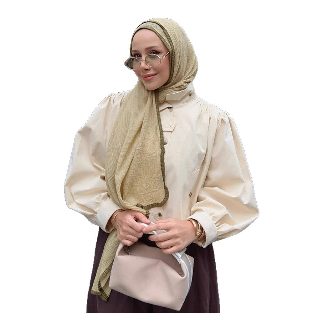 Damen modische kurze Jacke mit voluminösen Ärmeln EB