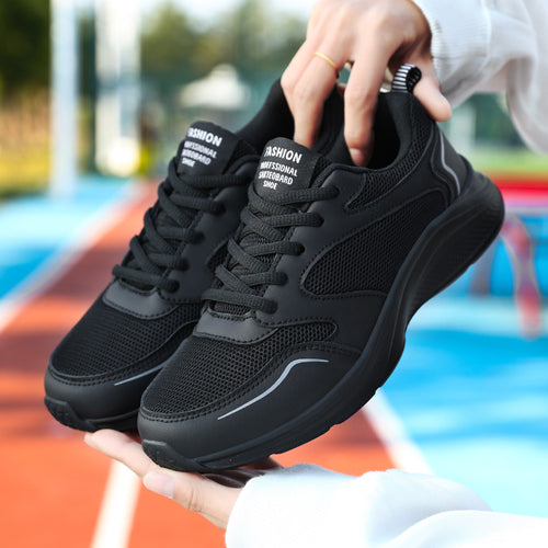 Damen Lauf-Sneaker mit atmungsaktiver Mesh-Oberfläche und stoßdämpfendem Fußbett EB