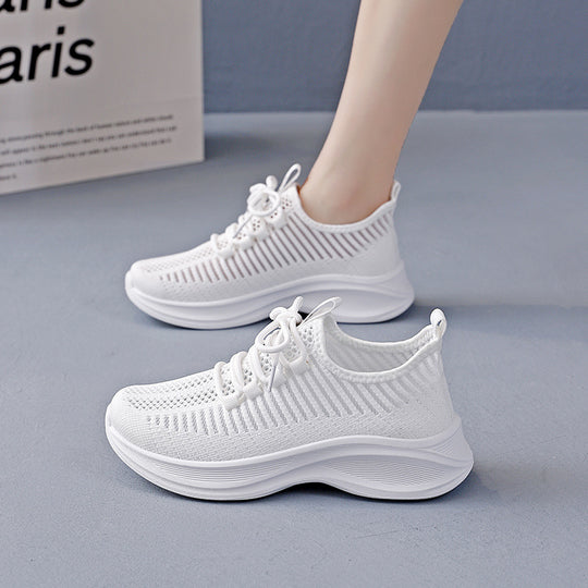 Damen Atmungsaktive Freizeitsneaker mit flexibler Sohle und modernem Design EB