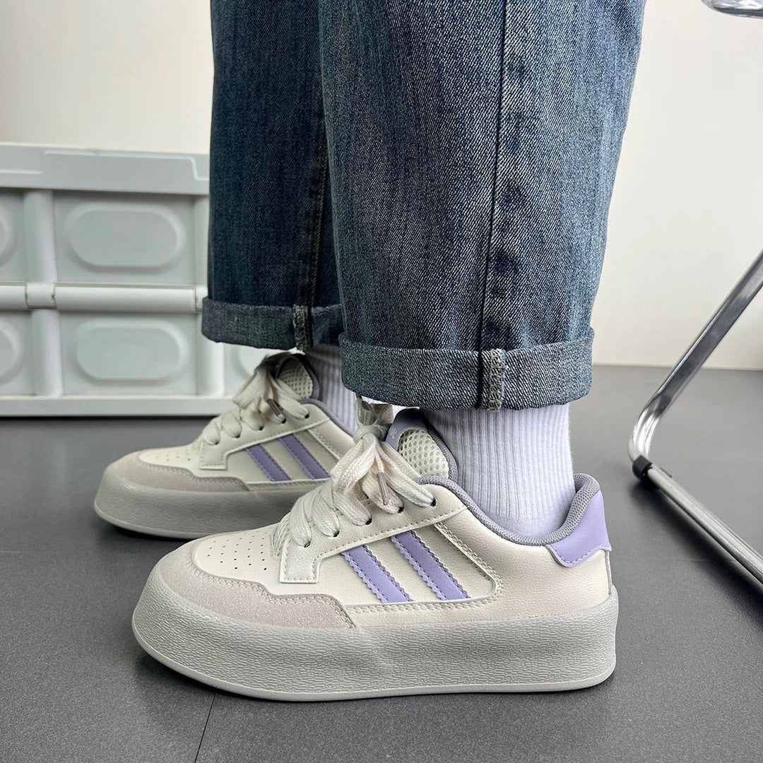 Damen Sportliche Sneakers mit atmungsaktiver Mesh-Oberfläche und modischem Design EB