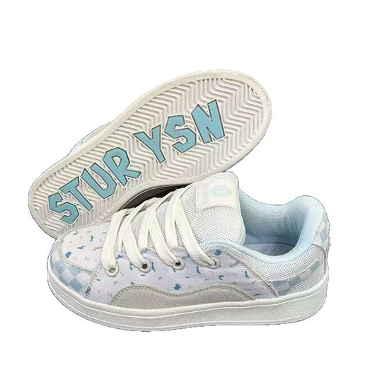 Damen Sportliche Sneaker mit verspieltem Design und rutschfester Sohle EB