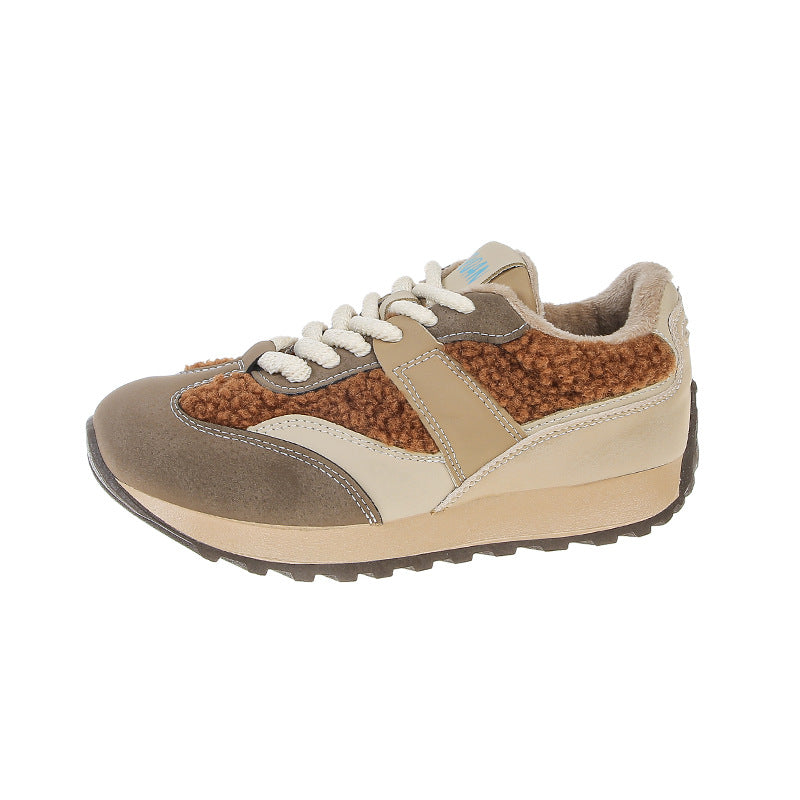 Damen Sneakers mit kuscheligem Futter und sportlichem Design EB