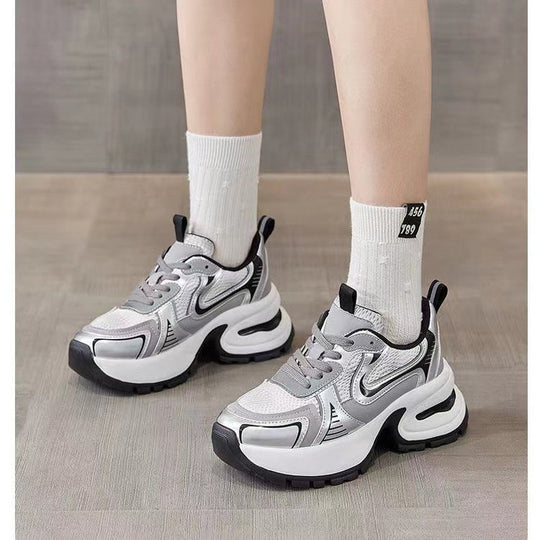 Damen Trendige High-Performance Sneakers mit dämpfender Sohle und aerodynamischem Design EB