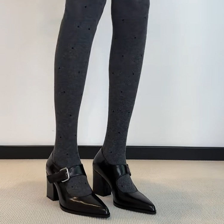 Damen Slingback-Pumps mit elegantem Schnallen-Detail EB