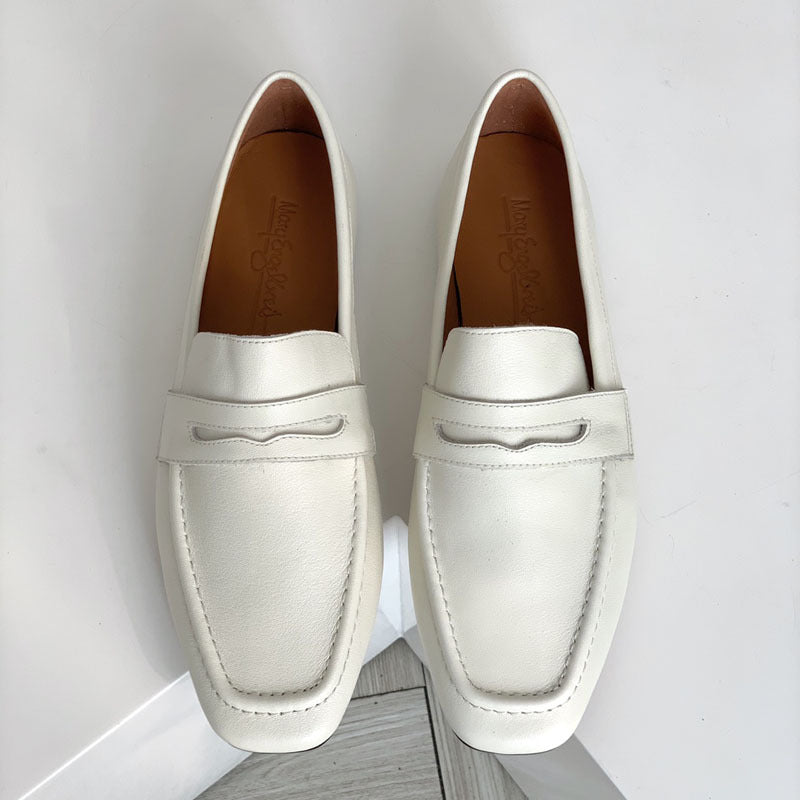 Damen Mokassins aus hochwertigem Wildleder mit eleganter Naht EB