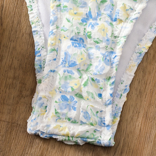 Damen Bikini-Set mit elegantem Blumendesign EB