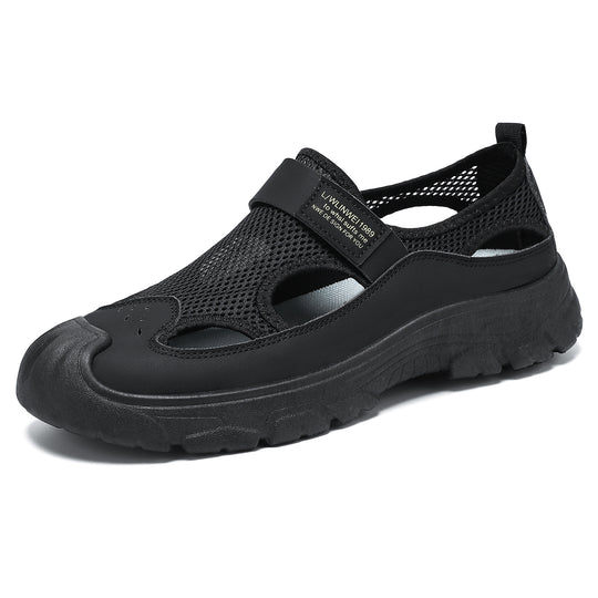 Damen nan atmungsaktive Mesh-Mary-Jane-Sneaker mit Klettverschluss, verstärkter Zehenkappe und griffiger Plateau-Profilsohle EB