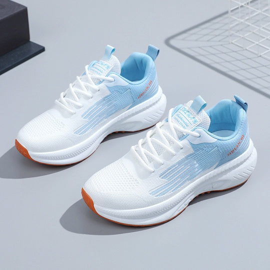 Damen Lauf-Sneaker mit atmungsaktiver Mesh-Oberfläche und dämpfender Sohle EB