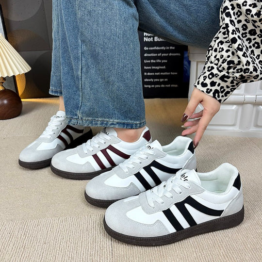 Damen Sportliche Sneaker mit rutschfester Laufsohle und atmungsaktivem Obermaterial EB