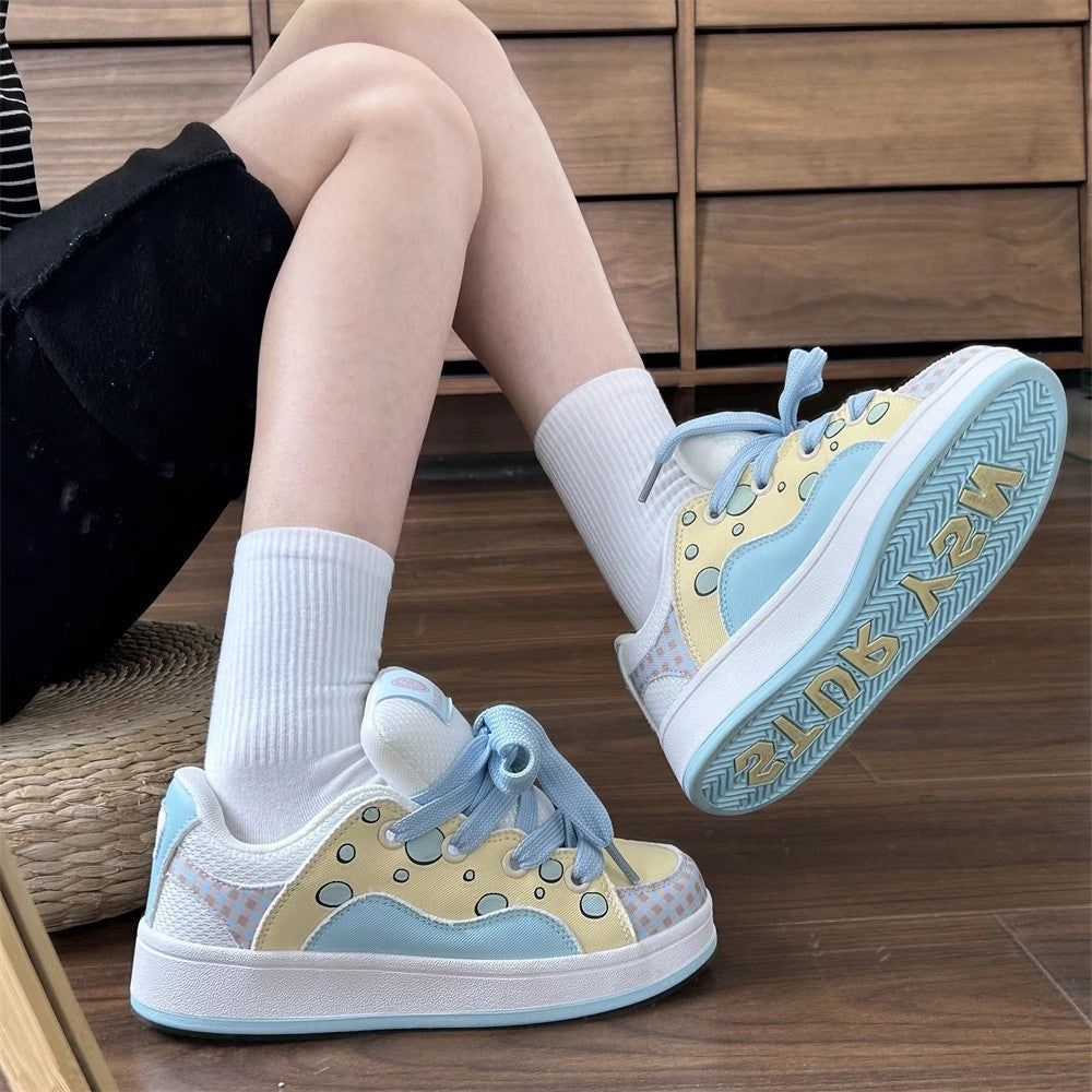 Damen Sportliche Sneakers mit verspieltem Design und atmungsaktiver Struktur EB