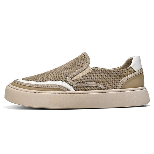 Damen Atmungsaktive Slip-On Sneakers mit elastischem Obermaterial EB