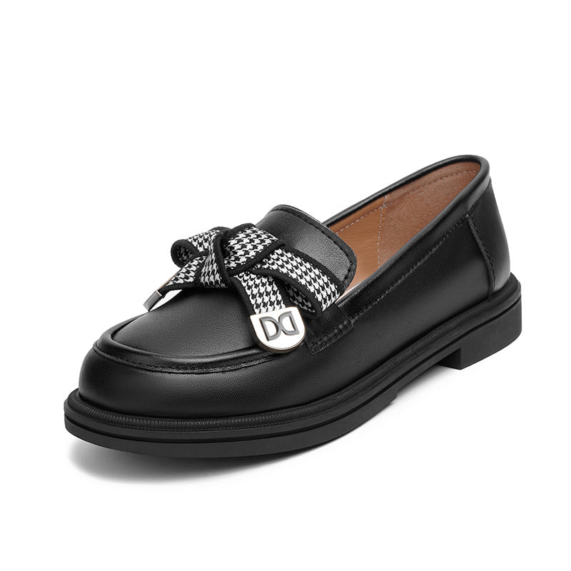 Damen Elegante Mokassins mit modischem Schleifendesign EB