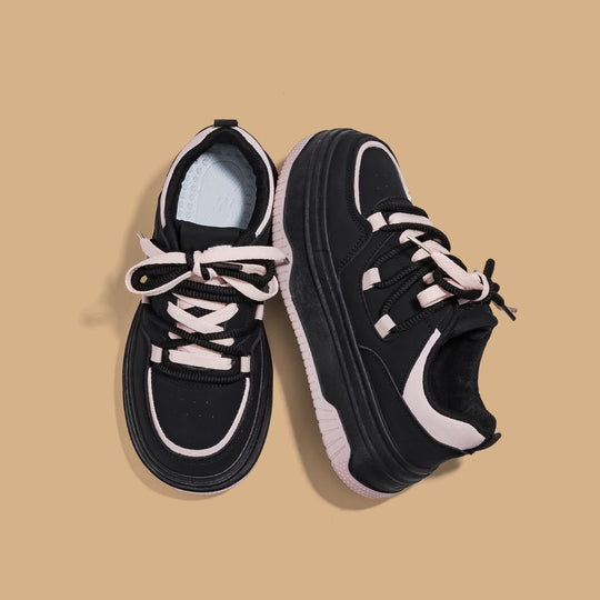 Damen Sportliche Chunky Sneaker mit gepolsterter Sohle EB