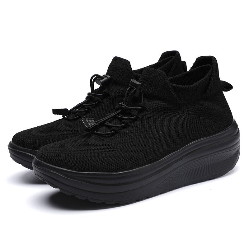 Damen sportliche Sneakers mit elastischem Schnürsystem EB