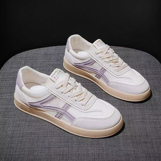 Damen Sneakers im lässigen Retro-Stil mit atmungsaktiven Mesh-Einsätzen und dämpfender Sohle EB