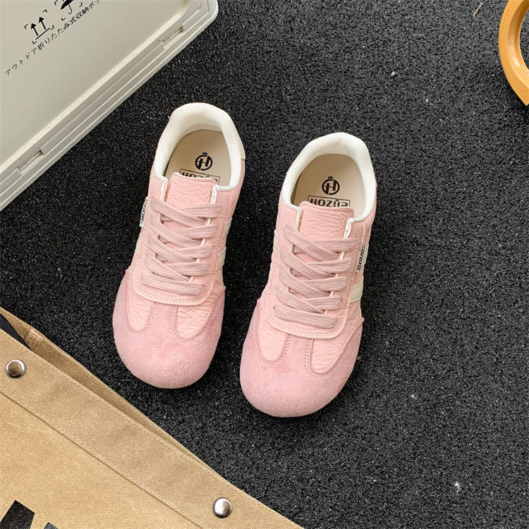 Damen sportive Retro-Sneaker mit hochwertigem Leder von EB