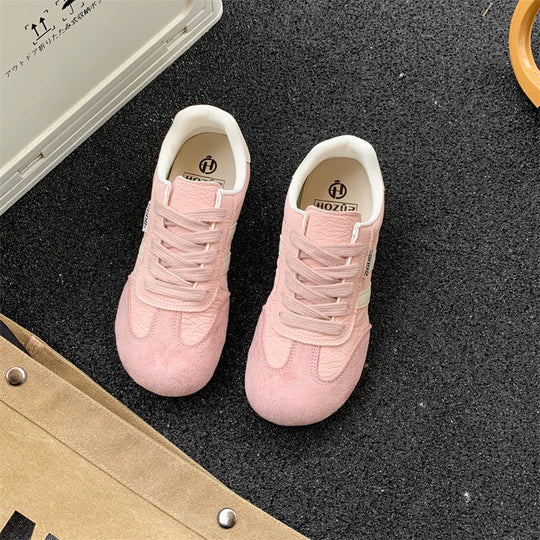 Damen sportive Retro-Sneaker mit hochwertigem Leder von EB